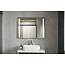 Bella Mirror Miroir 60 x 100 cm sans cadre, éclairage LED encastré et anti-condensation