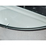 Bella Mirror Miroir rond 80 cm avec sangle tendance cadre noir