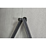 Bella Mirror Miroir rond 80 cm avec sangle tendance cadre noir