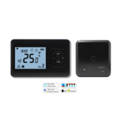 Quality Heating QH Wifi Basic thermostat programmable sans fil noir