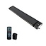 Chauffage de terrasse infrarouge Wifi noir avec 1800 - 2400Watt
