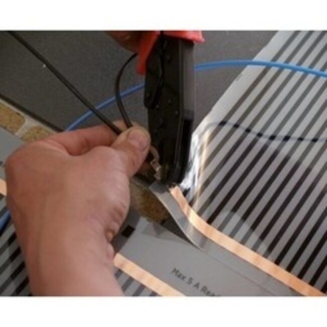 Quality Heating 100 cm - 120Watt m² plancher chauffant infrarouge thermostat V3 sans fil