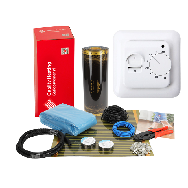 Quality Heating 50cm - 100Watt m² infrarouge plancher chauffant manuel simple QH-671