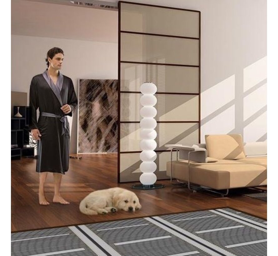 50cm - 140Watt m² plancher chauffant infrarouge Wifi design V1