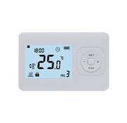 CV Horloge thermostatée - Numérique - Marche/Arrêt - Blanc