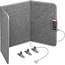 Quality Heating Panneau infrarouge mobile pliable avec 3 niveaux de chaleur - 210 watts