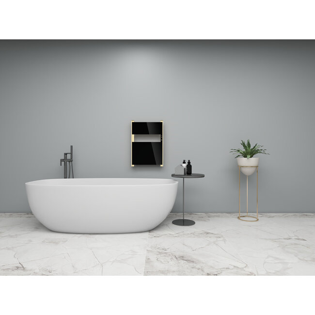 Quality Heating QH Radiateur électrique Maverick 90Watt noir-doré