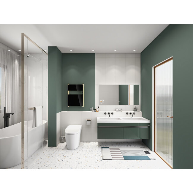 Quality Heating QH Radiateur électrique Maverick 90Watt noir-doré