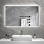 Quality Heating Miroir chauffant infrarouge avec éclairage LED 60 x 80 cm 450Watt