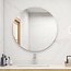 Quality Heating Miroir chauffant infrarouge rond 85cm 320Watt
