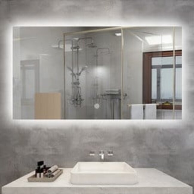 Quality Heating QH Miroir intelligent avec éclairage LED chauffage infrarouge 60X60 200Watt