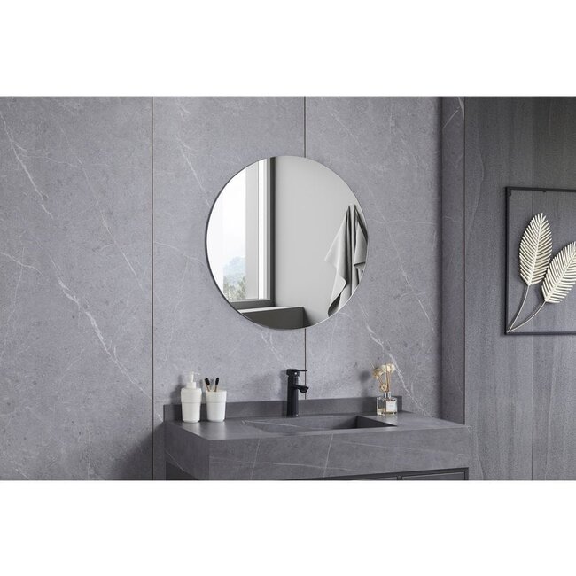 Bella Mirror Miroir rond 80 cm sans cadre