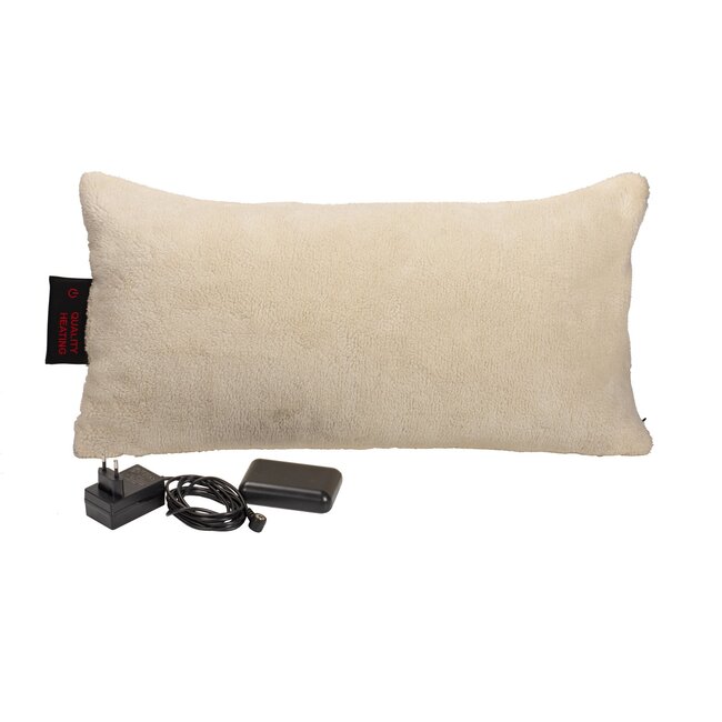 Quality Heating Coussin chauffant Warmy teddy off white 30 x 60 cm