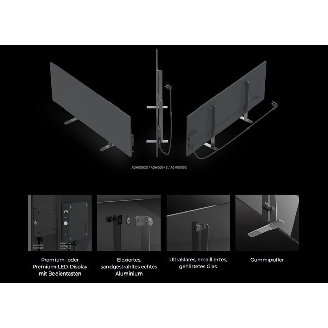 AENO AENO GH4S panneau chauffant infrarouge intelligent WIFI - 700 watts