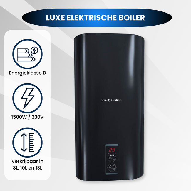 Quality Heating Chaudière électrique double QH de 30 litres avec commandes numériques