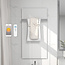 Quality Heating QH-GD White Series panneau infrarouge en verre 60 x 120 cm - 700Watt