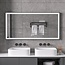 Bella Mirror Miroir avec cadre noir, LED, anti-buée 75 x 125 cm