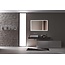 Bella Mirror Miroir avec cadre noir, LED, anti-buée 75 x 125 cm