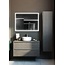 Bella Mirror Miroir avec cadre noir, LED, anti-buée 60 x 80 cm