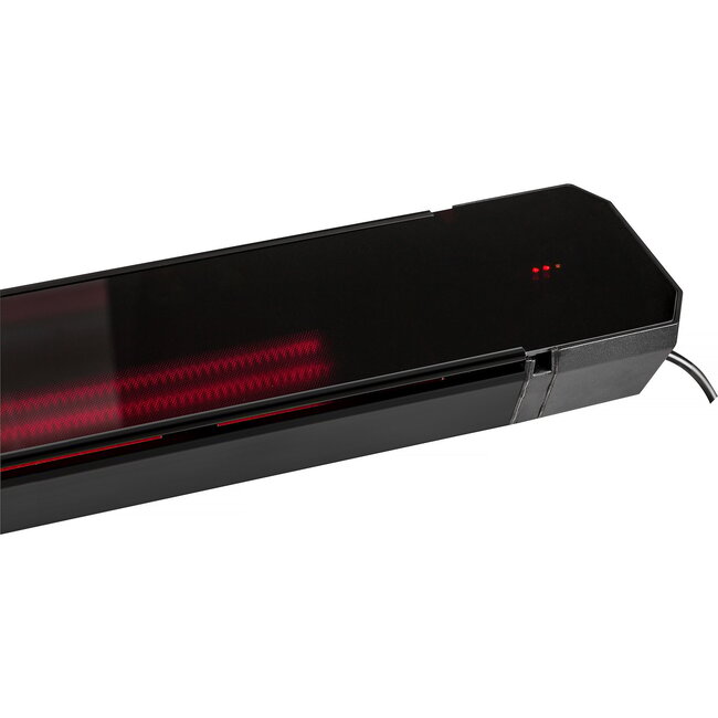 Quality Heating Chauffage de terrasse infrarouge Calore noir réglable 1600 - 2200Watt