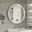 Bella Mirror Miroir intelligent rond 80cm cadre doré avec éclairage LED, anti-buée et wifi