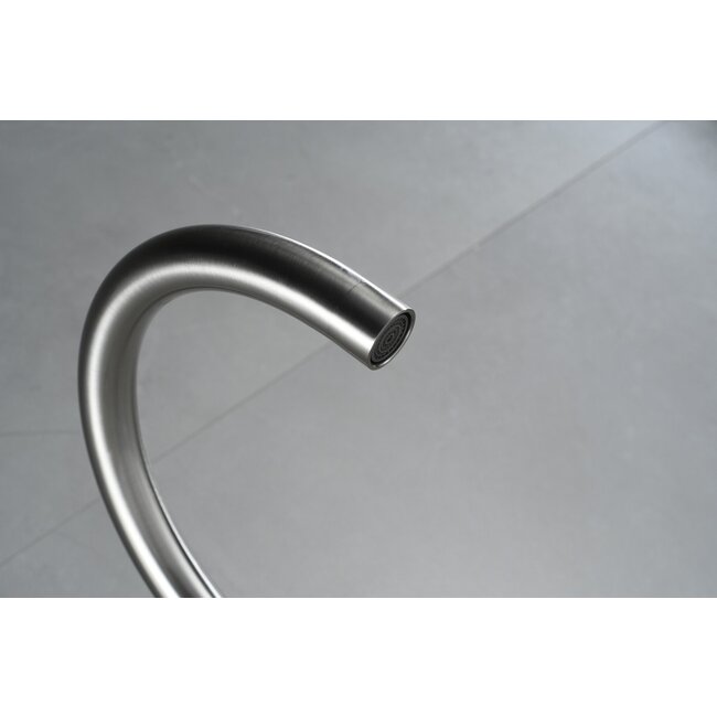 Nurion Mélangeur bain sur pied - avec douchette -chrome