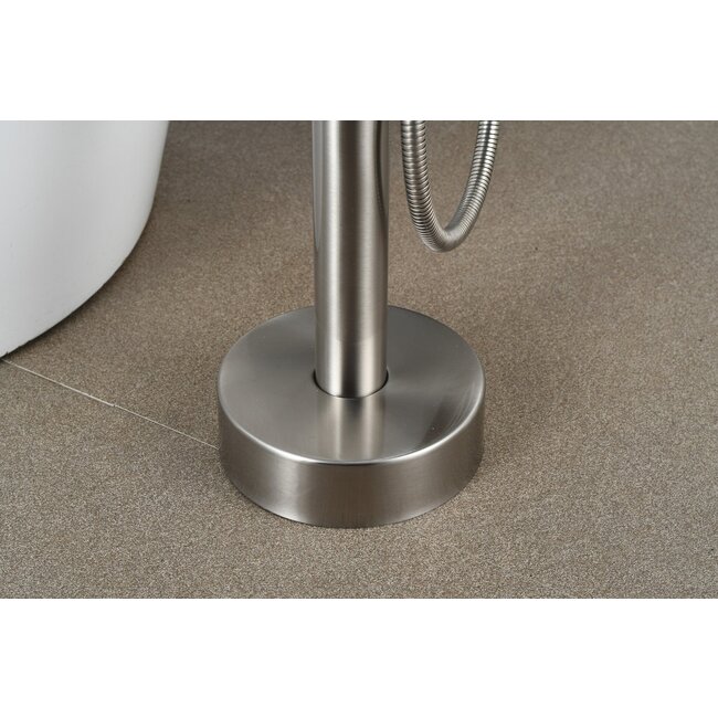 Nurion Mélangeur bain sur pied - avec douchette -chrome