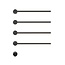 Quality Heating Radiateur sèche-serviettes électrique noir avec thermostat L-SR0200-B