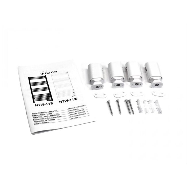 Quality Heating Radiateur sèche-serviettes électrique intelligent avec thermostat blanc QH-09G