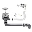 Nurion Nurion Evier inox 50 x 40 - Evier cuisine - Eviers cuisine - Evier cuisine - sans trou de robinetterie
