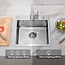 Nurion Nurion Evier inox 50 x 40 - Evier cuisine - Eviers cuisine - Evier cuisine - sans trou de robinetterie