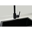 Nurion Nurion Evier Noir Métal 28,5 x 34,5 - Evier Cuisine - Eviers Cuisine - Evier Cuisine - sans trou de robinet acier inoxydable