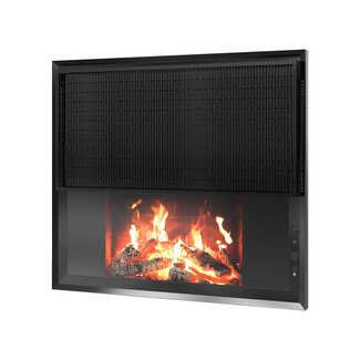 Quality Heating Cheminée à panneaux infrarouges LCD 1700Watt Deluxe