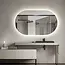 Quality Heating Miroir avec LED ovale 50 x 100 cm