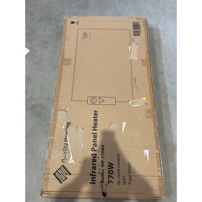 2ème chance | QH-SP Télécommande Wifi panneau infrarouge mobile 360, 450 et 720Watt - 720Watt 60 x 120 cm