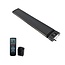2ekans | Chauffage de terrasse infrarouge Wifi noir avec 1800 - 2400 watts - 1800 watts
