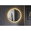 2ème chance | Miroir rond 120 cm sans cadre, éclairage LED périphérique et anti-buée