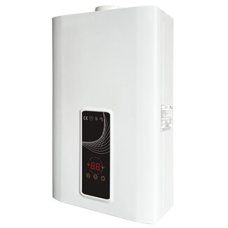 Quality Heating EcoTherm Chauffe-eau électronique 230 V Numérique 13 L Faible émission de NOx Propane à chambre fermée
