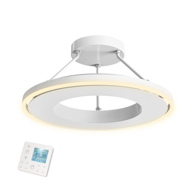 Quality Heating Série QH-GlowRing Panneau infrarouge WiFi avec éclairage LED 60 cm 1000 watts