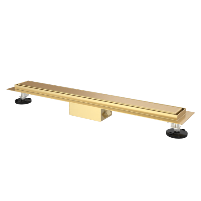 Nurion SolarDrain caniveau de douche complet avec bride et grille fermée