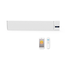 Quality Heating Chauffage de terrasse infrarouge Chauffage Whitewarm avec télécommande 1800 - 2400Watt