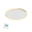 Quality Heating Série QH-GlowRing Panneau infrarouge Wi-Fi avec éclairage LED 56 cm 750 watts