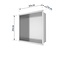 Nurion Niche encastrable ZenBay en acier inoxydable