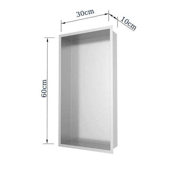 Nurion Niche de salle de bain ZenBay RVS