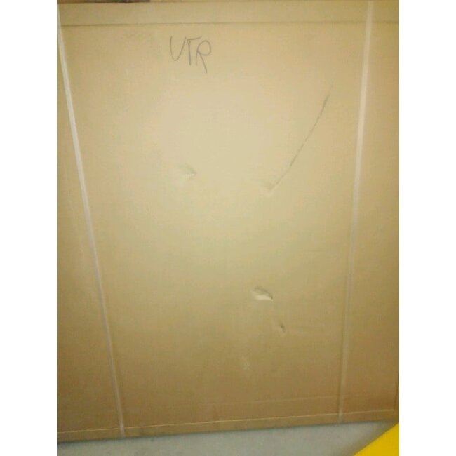 2ekans | Miroir rond 120 cm avec cadre noir, éclairage LED et anti-buée