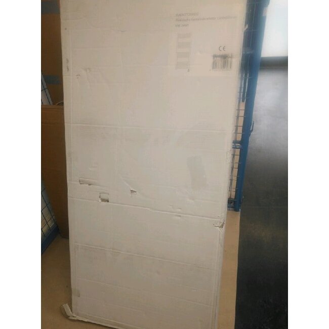 2ekans | Radiateur sèche-serviettes électrique avec thermostat numérique - Radiateur de salle de bain - 1200 × 500 mm - Noir mat - 500 watts