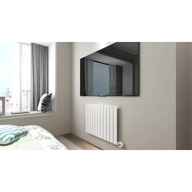 Elektrische radiator horizontaal wit 800Watt Calysta