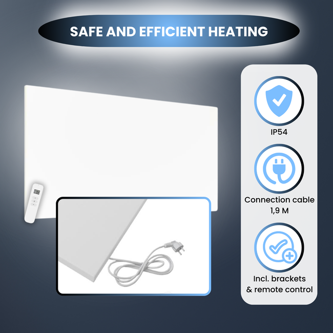 Quality Heating Panneau infrarouge QH-FR Série 59 x 59 cm - 350Watt