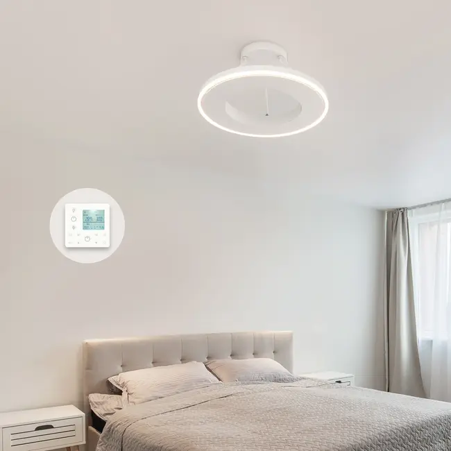 Quality Heating Panneau infrarouge QH-GlowRing avec éclairage LED 56 cm 750Watt