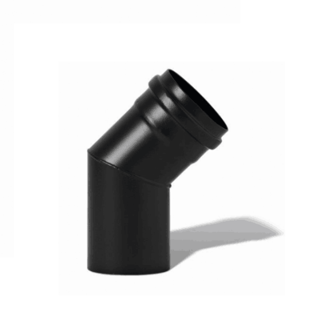 Quality Heating Ensemble de tuyaux de poêle à granulés - Ø 80 mm - acier au carbone - solution complète